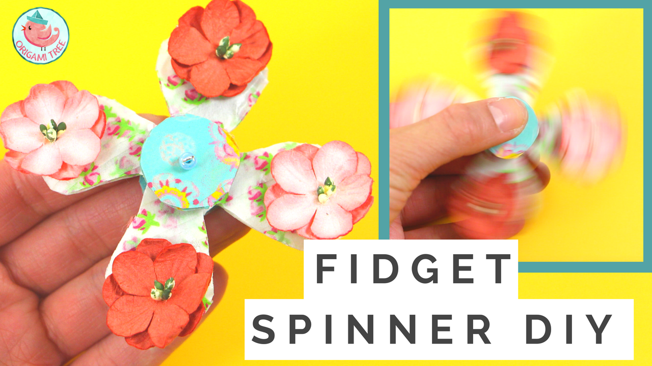 Paper Fidget Spinner DIY » OrigamiTree.com